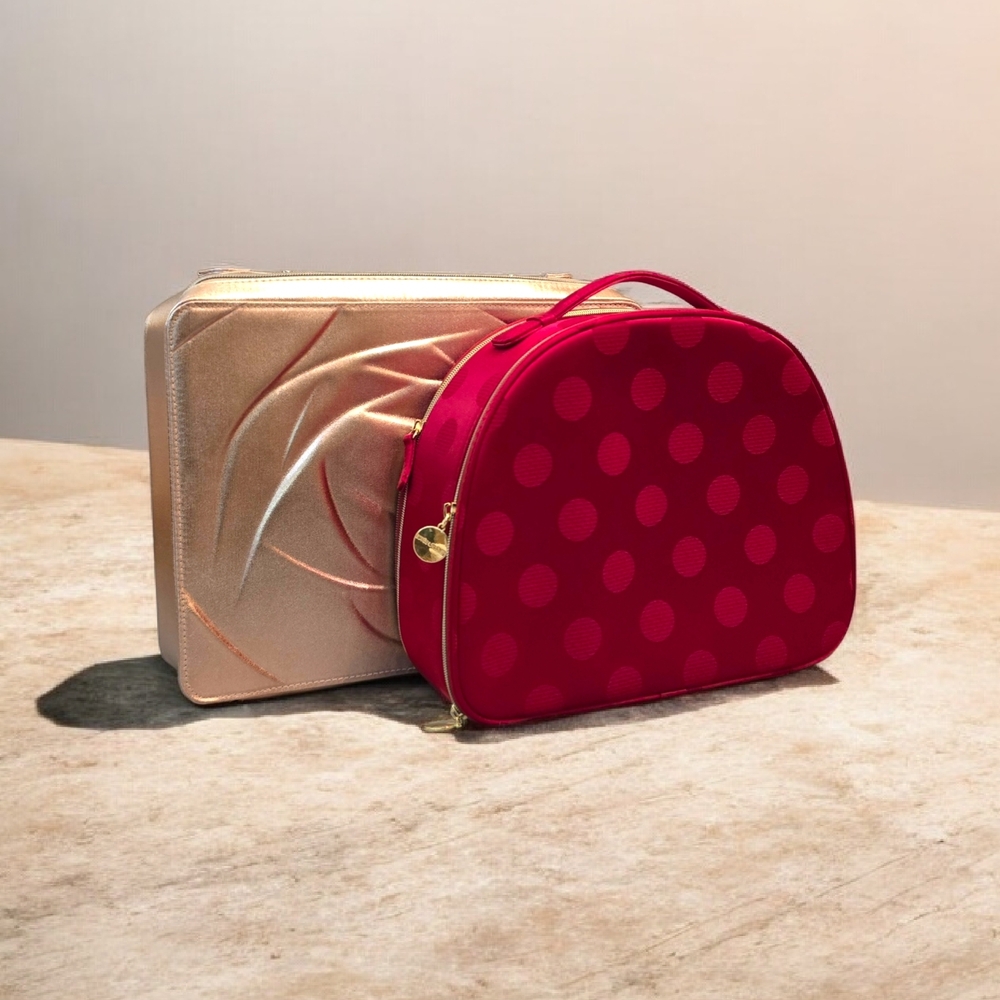 Lancome And Estee Lauder Cosmetic/ Organizer Case